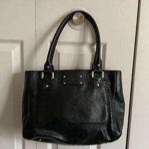 kate spade Rue Yardley Black Leather Tote